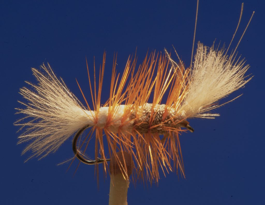 Micro CDC Bomber salmon fly