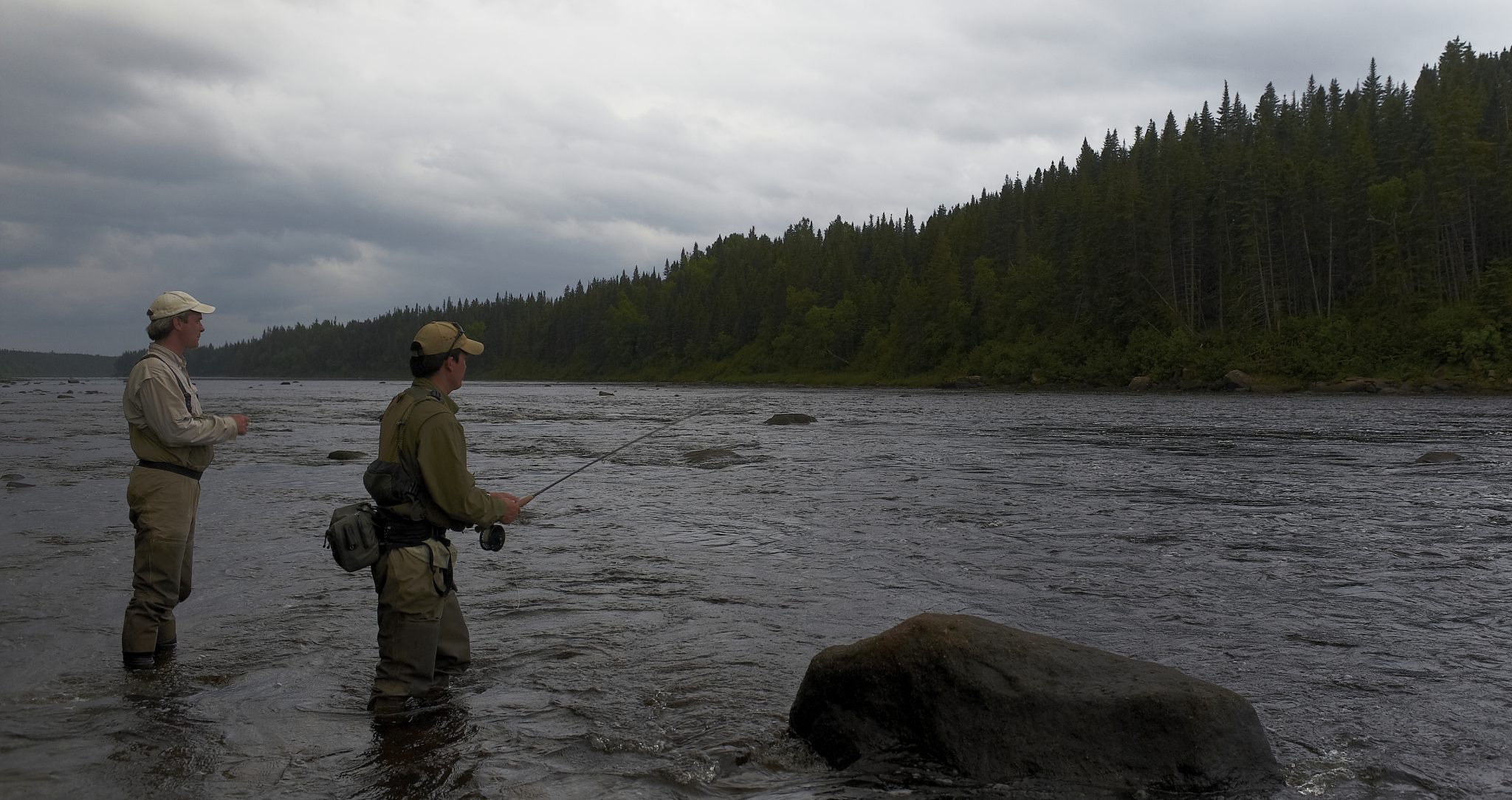 Ubber Humber salmon Bomber dry fly fishing