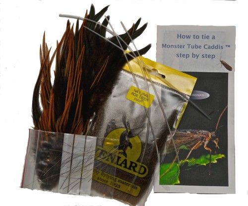 Fly tying kit for Monster Tube Caddis