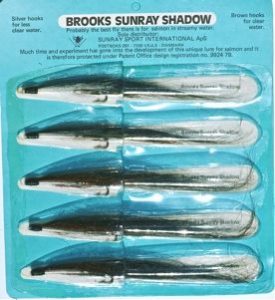 Broos Sunray Shadow flies tied with hair from monkey