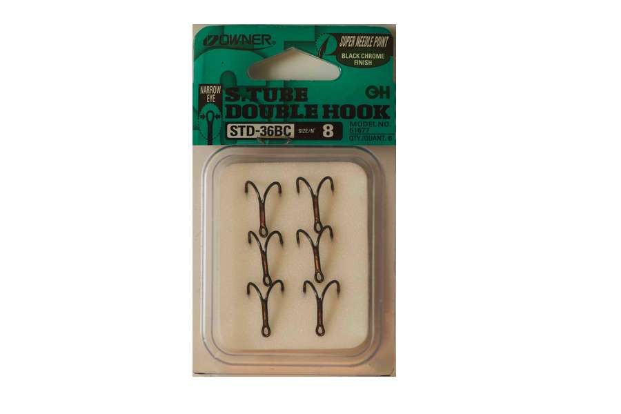 Owner STD-36BC # 8 super tube fly double hook
