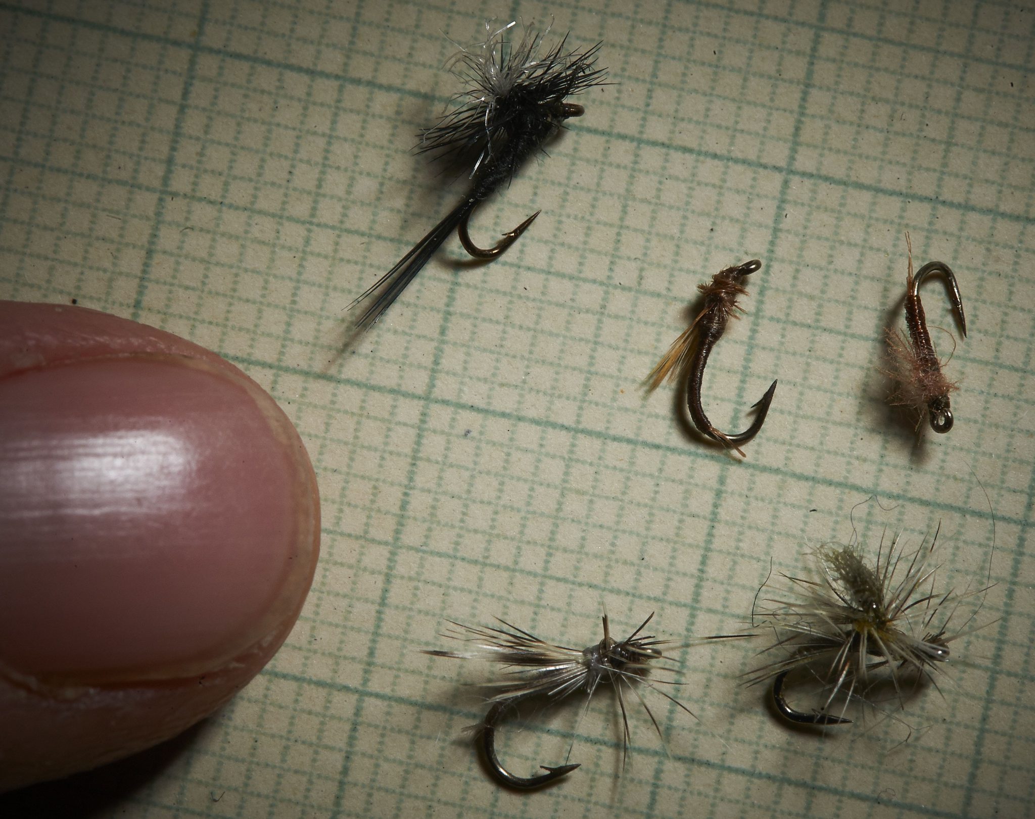 Very small dry flies