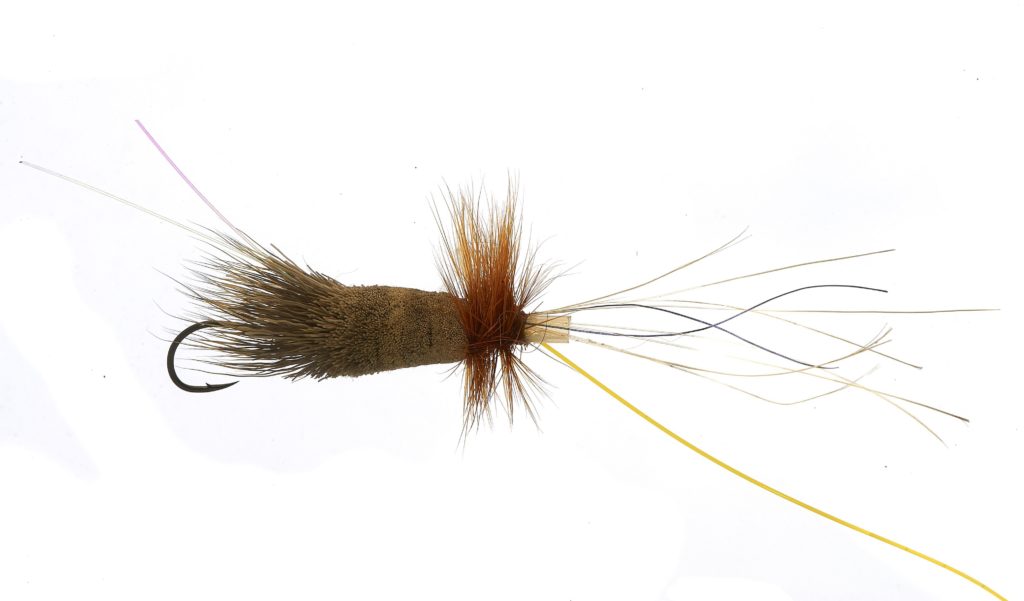 Wake fly skate and dry flies for steelhead