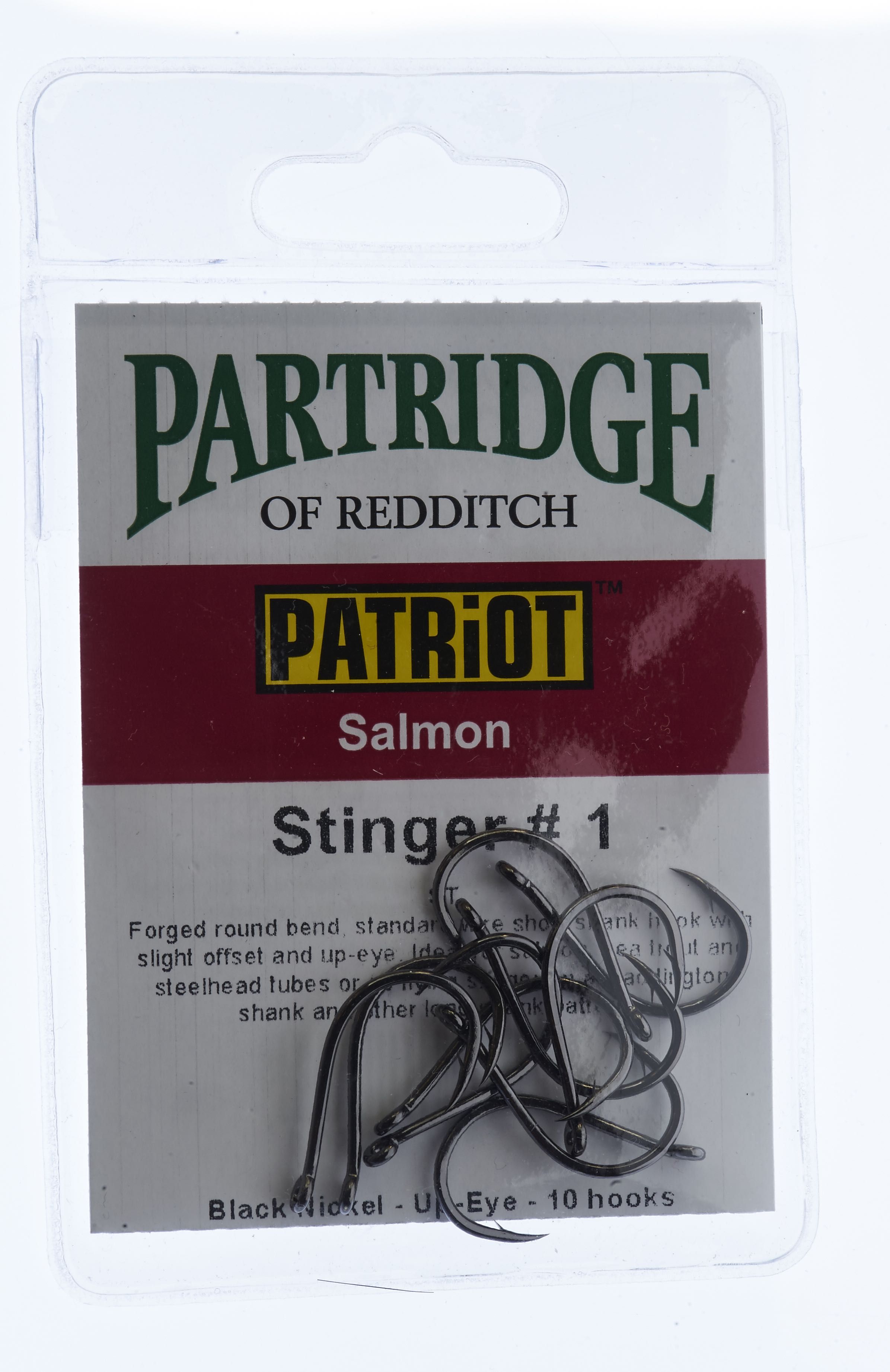 Patriot Stinger # 1 Partridge tube fly hook