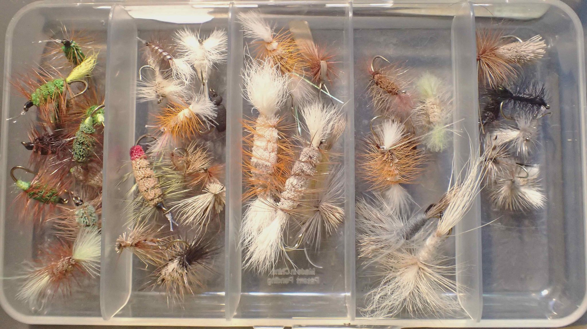 Small salmon dry flies