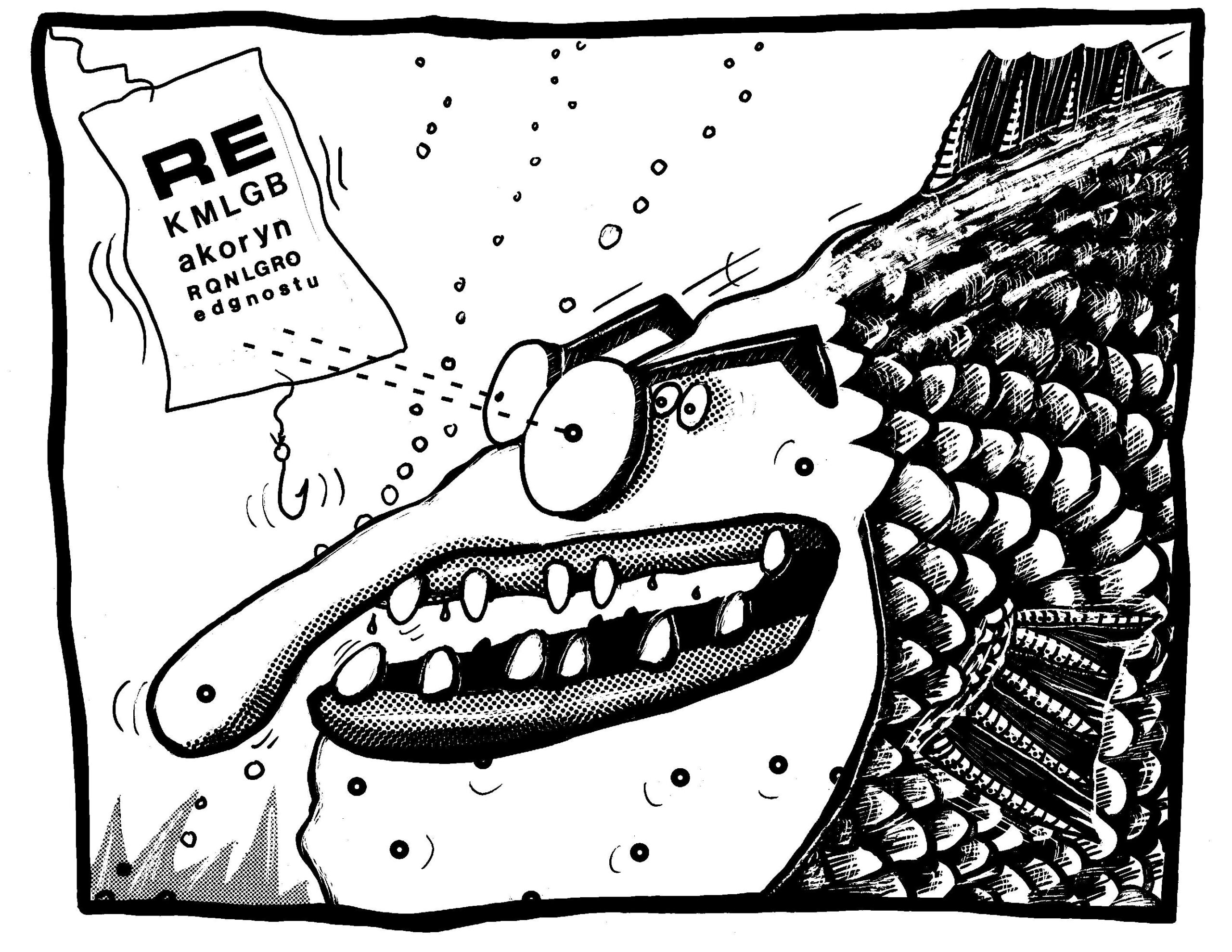 do salmon see the fishing line