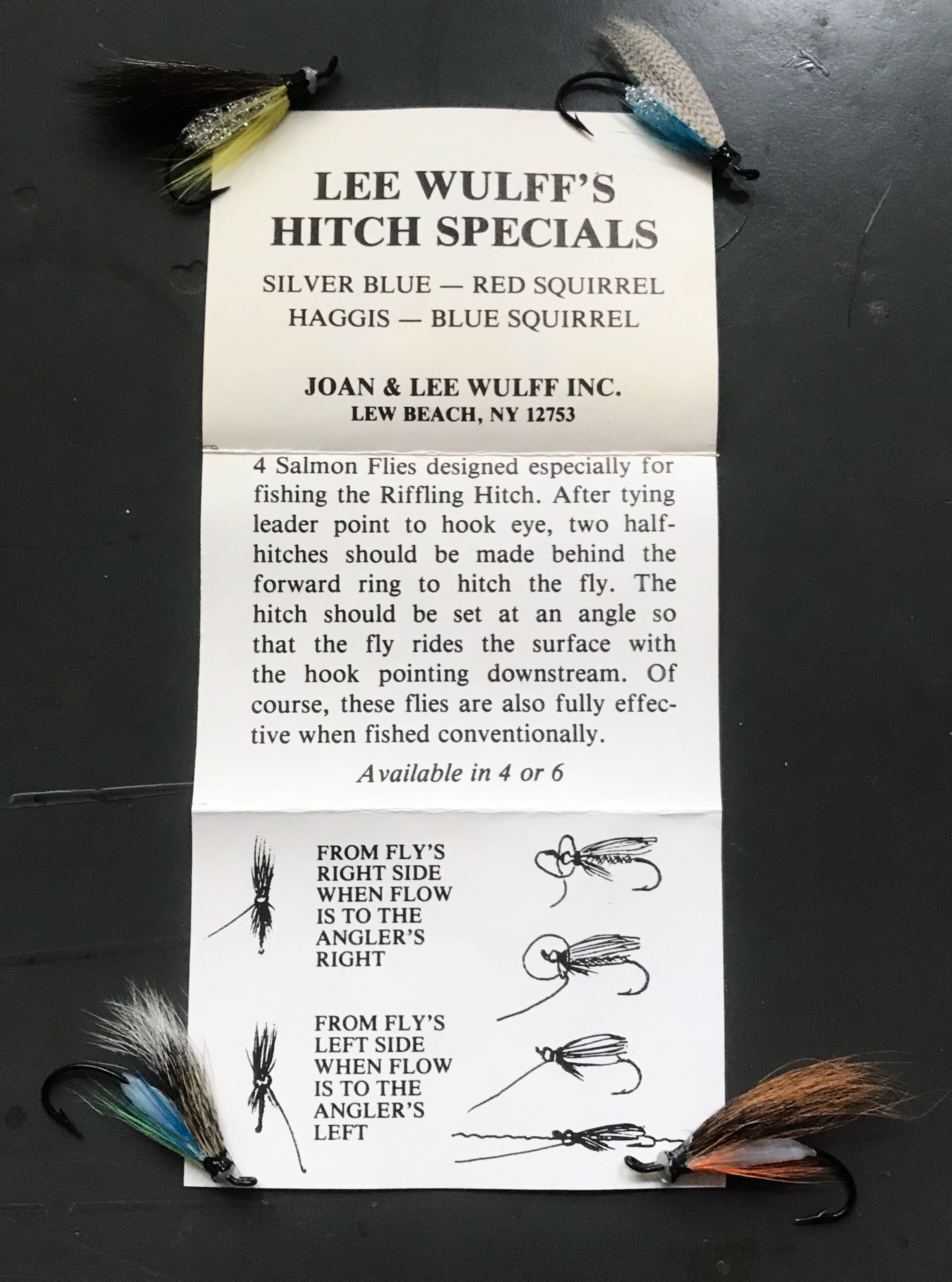 Fishmadman riffling hitch box set – Single hook version