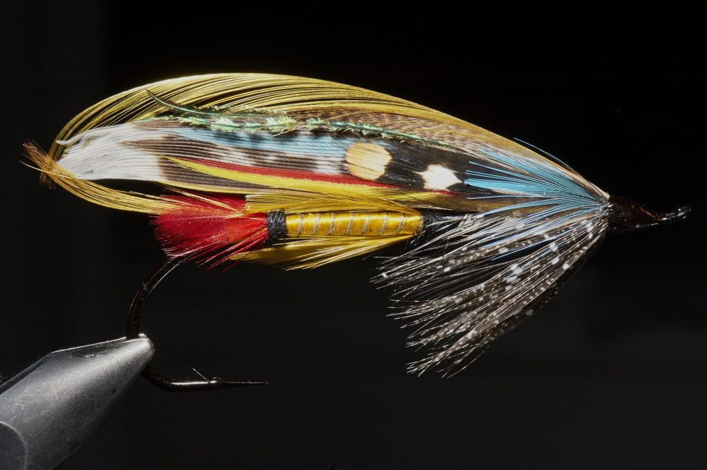 Jock Scott fly made for salmon