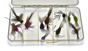 BOX of SALMON WAKE:RIFFLING HITCH FLIES