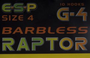 ESP G-4 Barbless Raptor Size 4..Tube fly hook-2