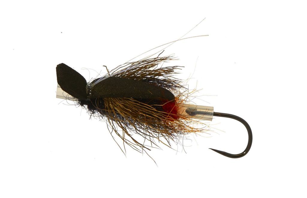 Wake fly skate and dry flies for steelhead