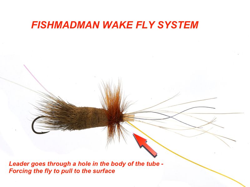 Steelhead wake fly