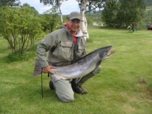 Caught on Monster Tube Caddis