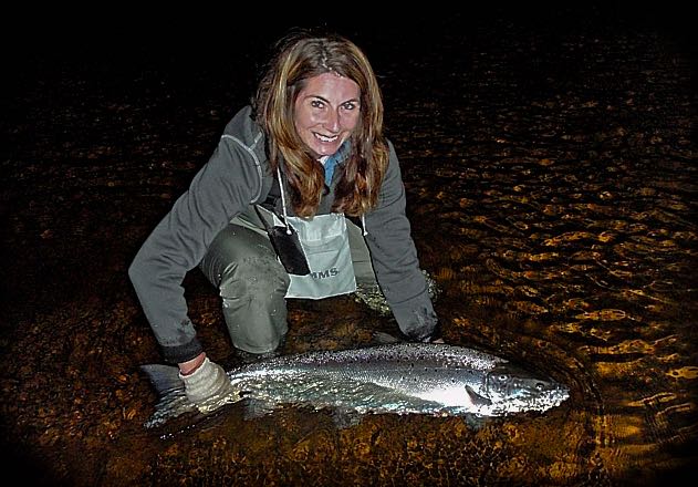 Miss Tina Dean atlantic salmon on tube bomber