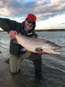 Bill (Beatle) Abshagen sea trout on sunray shadow flies