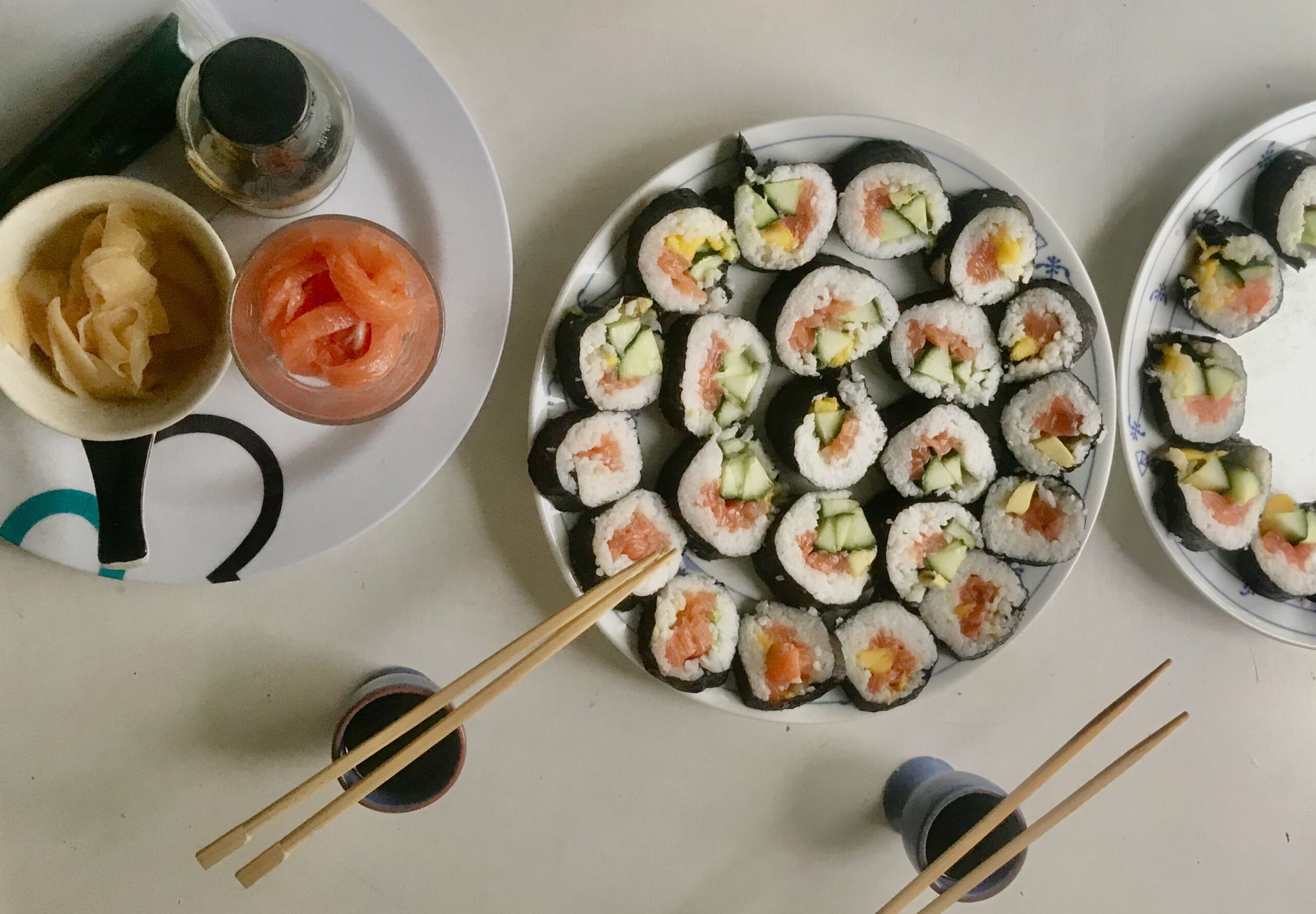 Pukkellaks som suchi